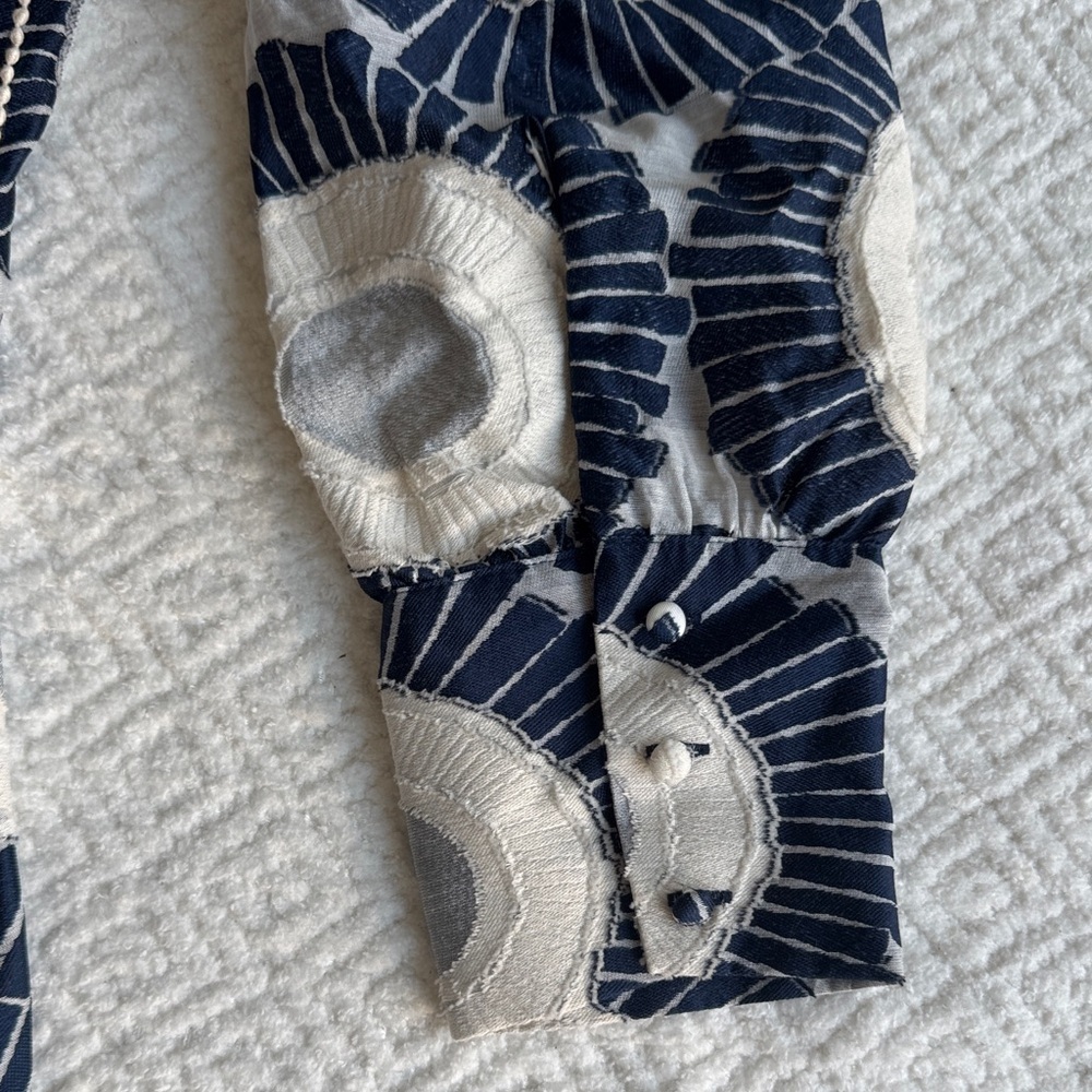 Bebe Navy Balloon Sleeve Dress Sz 0 - Picture 9 of 11